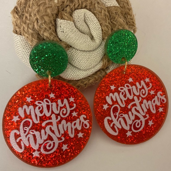 ❤️Merry Christmas Earrings💚 - Picture 2 of 3